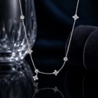 Collar Lumina · Destello de Plata