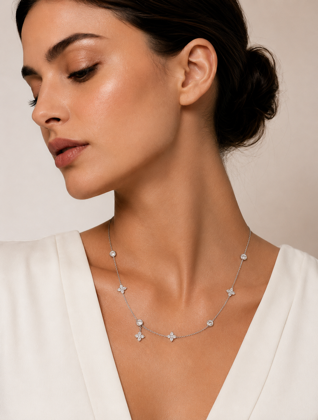 Collar Lumina · Destello de Plata