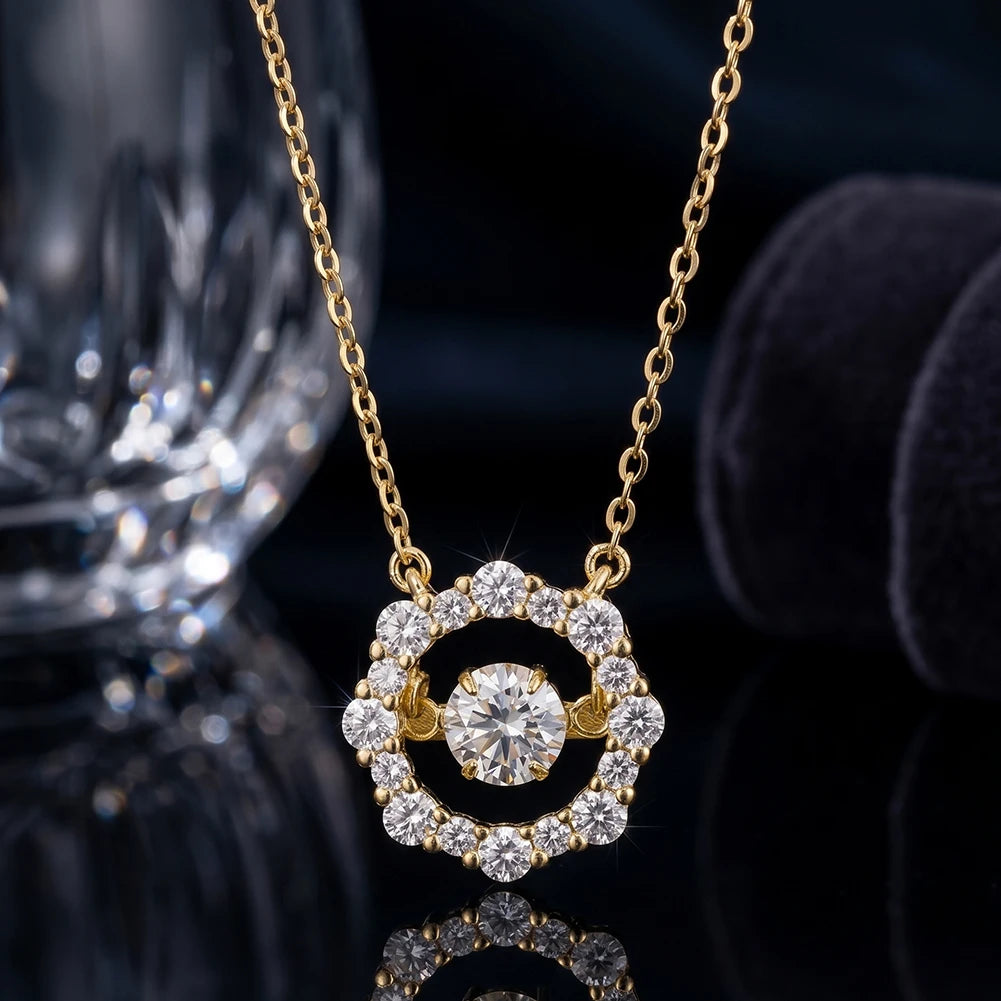 Collar Lunara · Moissanita VVS